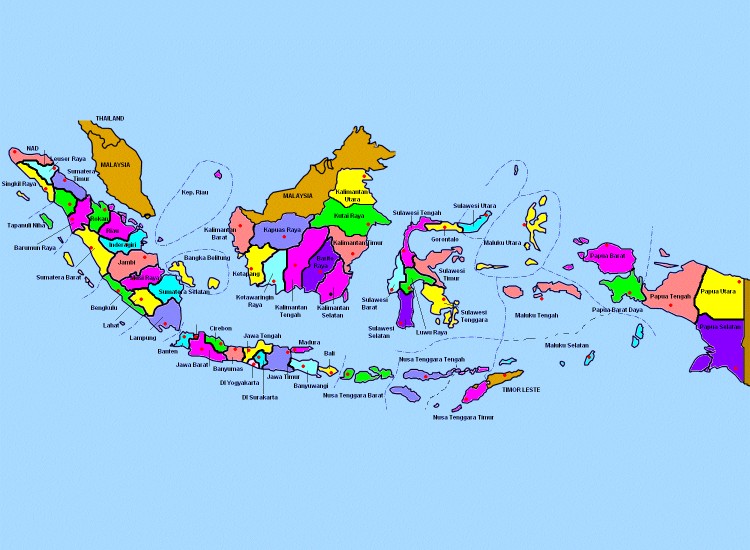 Bản đồ Indonesia